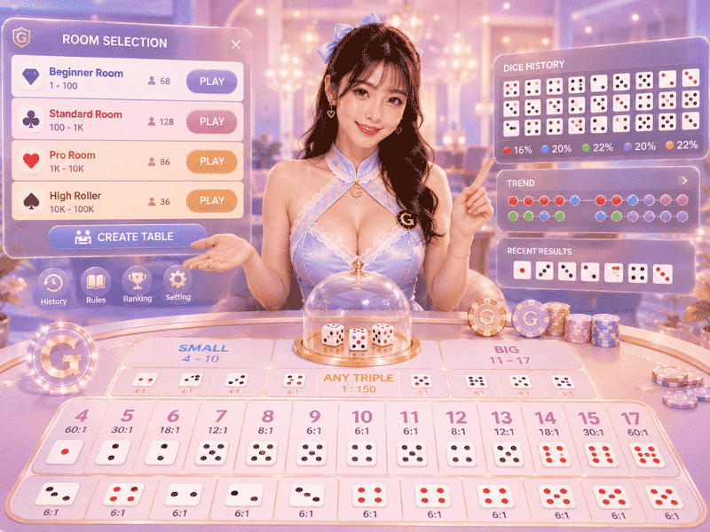 การเลือกห้องเกมไฮโลออนไลน์ GClub ผ่านเว็บ ดูยังไงให้เล่นสบาย เข้าใจเกมได้ง่ายขึ้น