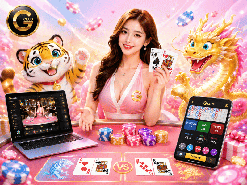 การเลือกโต๊ะไพ่เสือมังกรออนไลน์ GClub ผ่านเว็บ ดูยังไงให้เล่นง่ายและติดตามเกมได้สบายกว่าเดิม