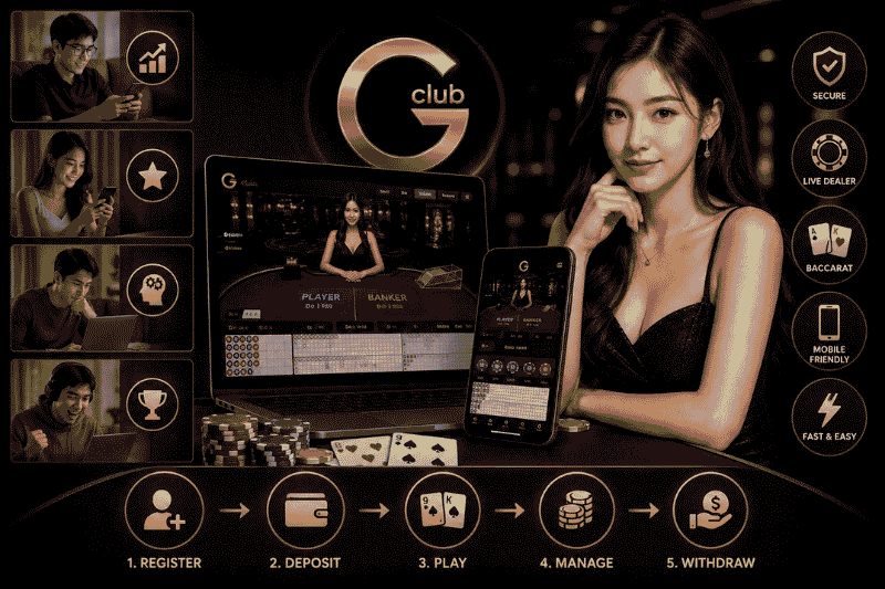 สมัครบาคาร่าออนไลน์ GClub ผ่านเว็บเหมาะกับใคร เข้าใจรูปแบบผู้เล่นและการใช้งานก่อนเริ่มต้นจริง