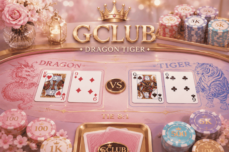 สมัครไพ่เสือมังกรออนไลน์ GClub ต้องรู้อะไรก่อนเริ่มเล่นเกมเดิมพันยอดนิยม