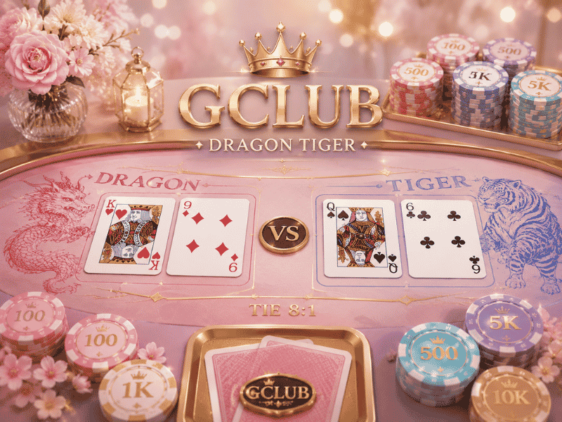 สมัครไพ่เสือมังกรออนไลน์ GClub ต้องรู้อะไรก่อนเริ่มเล่นเกมเดิมพันยอดนิยม