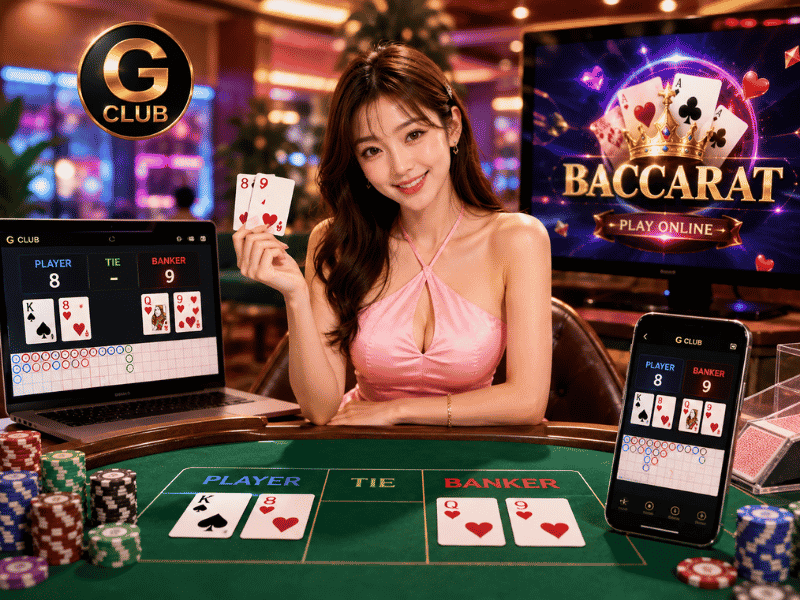 เล่นบาคาร่าออนไลน์ GClub ผ่านเว็บ เข้าใจรูปแบบเกมและเริ่มเล่นได้ง่ายกว่าเดิม