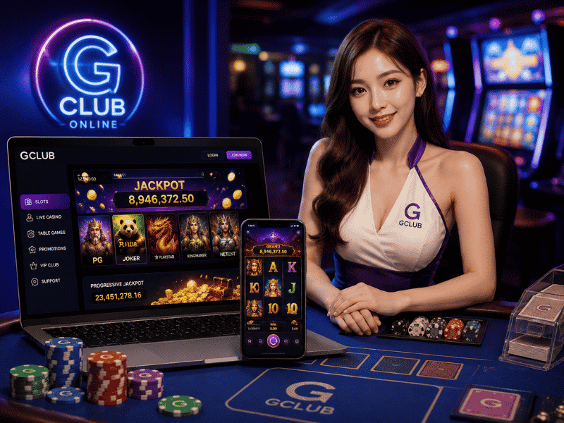 การสมัครสล็อตออนไลน์ GClub ผ่านเว็บ เริ่มต้นใช้งานง่ายและเข้าใจระบบเกมสล็อตออนไลน์มากขึ้น