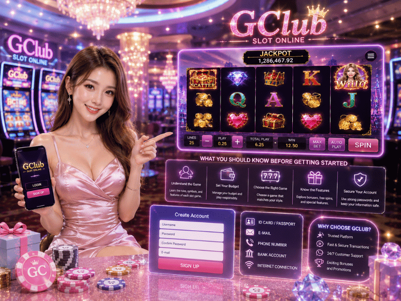 สมัครสล็อตออนไลน์ GClub เหมาะกับผู้เล่นแบบไหน สำรวจสไตล์ผู้เล่นและระบบเกมก่อนเริ่มใช้งาน