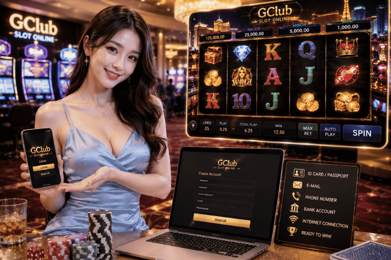 สมัครสล็อตออนไลน์ GClub ควรรู้อะไรก่อนเริ่มใช้งาน เข้าใจระบบเกมและการใช้งานก่อนเริ่มต้น