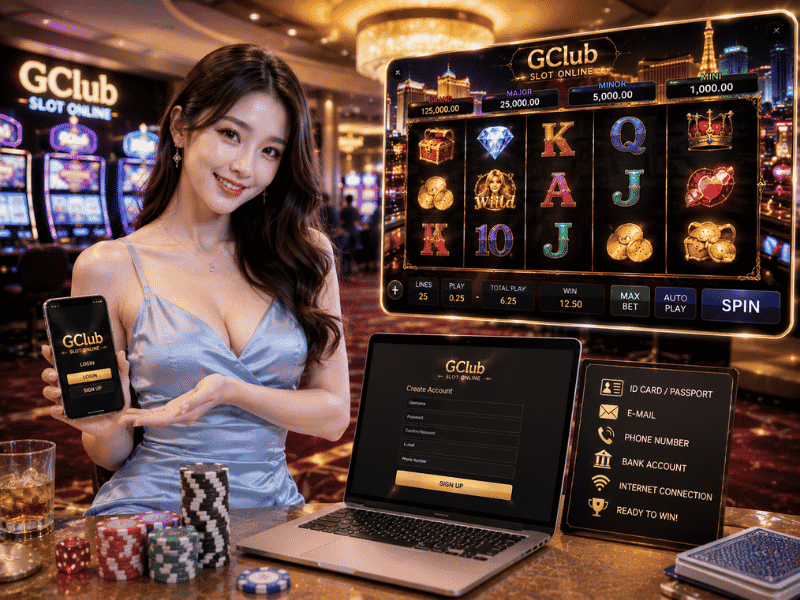สมัครสล็อตออนไลน์ GClub ควรรู้อะไรก่อนเริ่มใช้งาน เข้าใจระบบเกมและการใช้งานก่อนเริ่มต้น