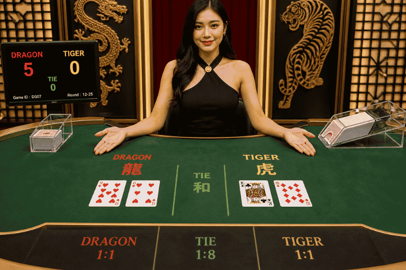 ภาพรวมไพ่เสือมังกรออนไลน์ GClub เข้าใจโครงสร้างเกมก่อนเริ่มต้น