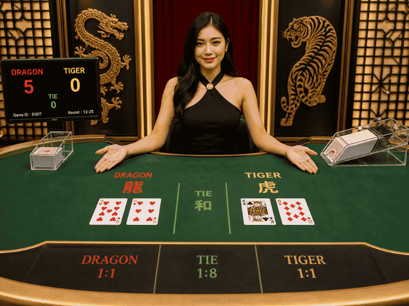 ภาพรวมไพ่เสือมังกรออนไลน์ GClub เข้าใจโครงสร้างเกมก่อนเริ่มต้น
