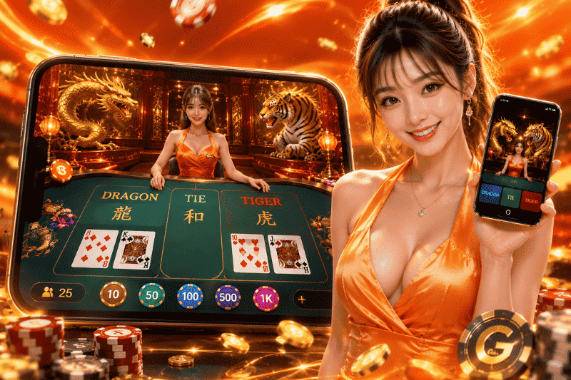 เล่นไพ่เสือมังกรออนไลน์ GClub ผ่านมือถือสะดวกอย่างไร เล่นได้ทุกที่ เข้าเกมไว ตอบโจทย์คนยุคใหม่