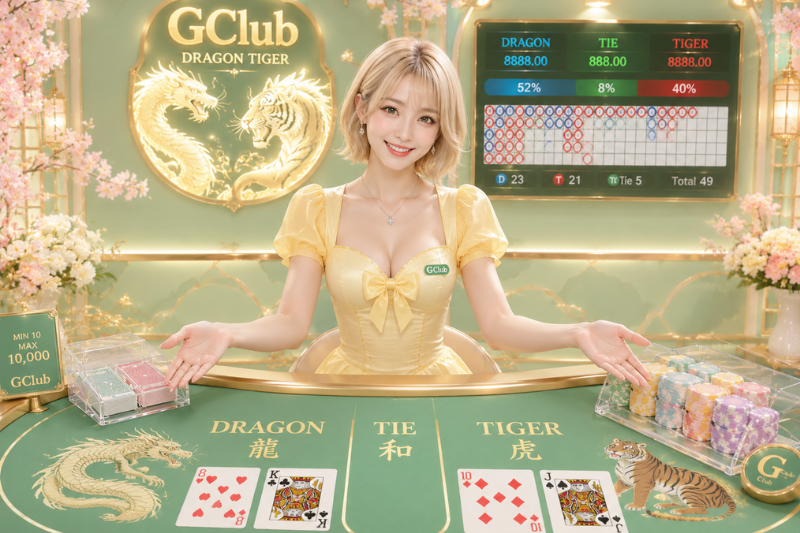 การเล่นไพ่เสือมังกรออนไลน์ GClub ผ่านมือถือ เล่นง่ายทุกที่ เข้าใจเกมไว ตอบโจทย์สายคาสิโนยุคใหม่