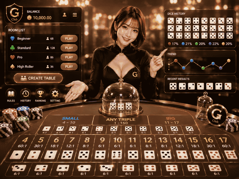 เล่นไฮโลออนไลน์ GClub ผ่านเว็บเริ่มต้นอย่างไร มือใหม่เข้าใจระบบเกมได้ไม่ยาก