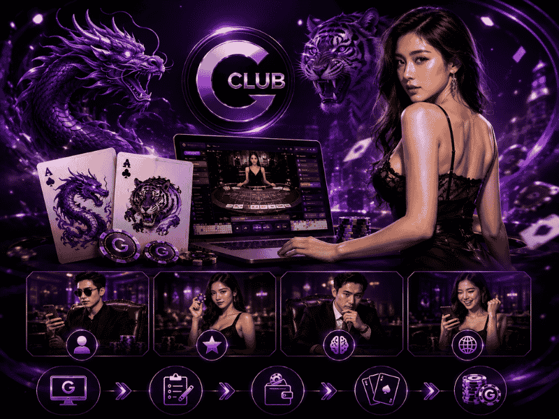 สมัครไพ่เสือมังกรออนไลน์ GClub ผ่านเว็บควรรู้อะไรก่อนเริ่ม เพื่อเข้าใจระบบเกมและใช้งานได้ง่ายมากขึ้น
